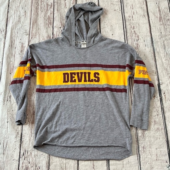 Women's Arizona State Sun Devils NCAA Victoria's Pink Hoodie Long Sleeve Shirt - Picture 1 of 8